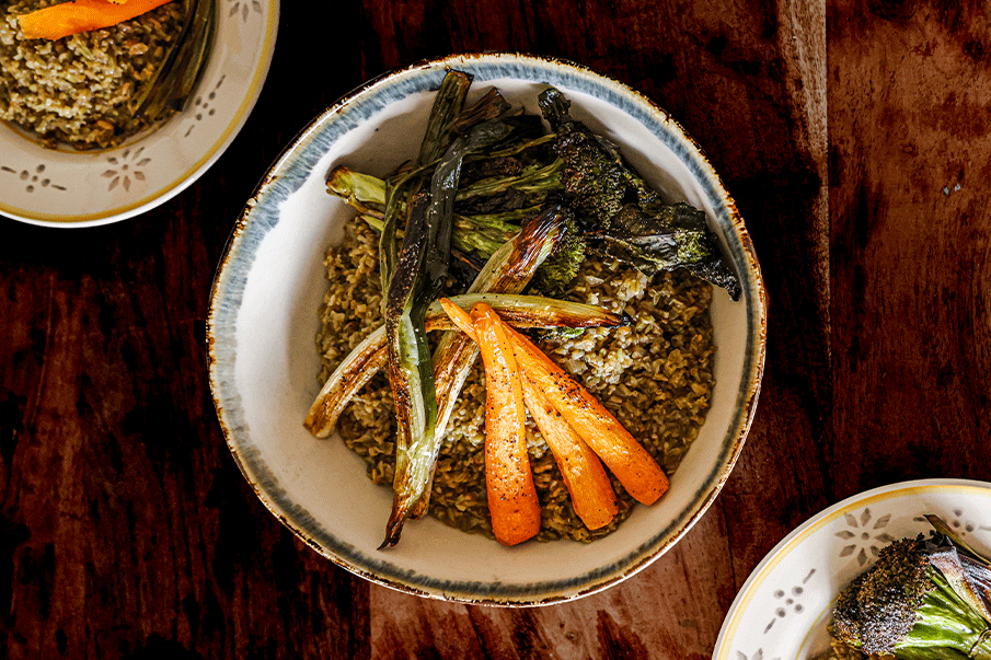 Freekeh with Roasted Vegetables – Terroirs du Liban