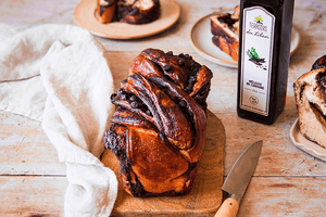 Carob Molasses & Chocolate Chip Babka