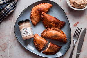 Baba Ghanouj & Minced Meat Empanadas