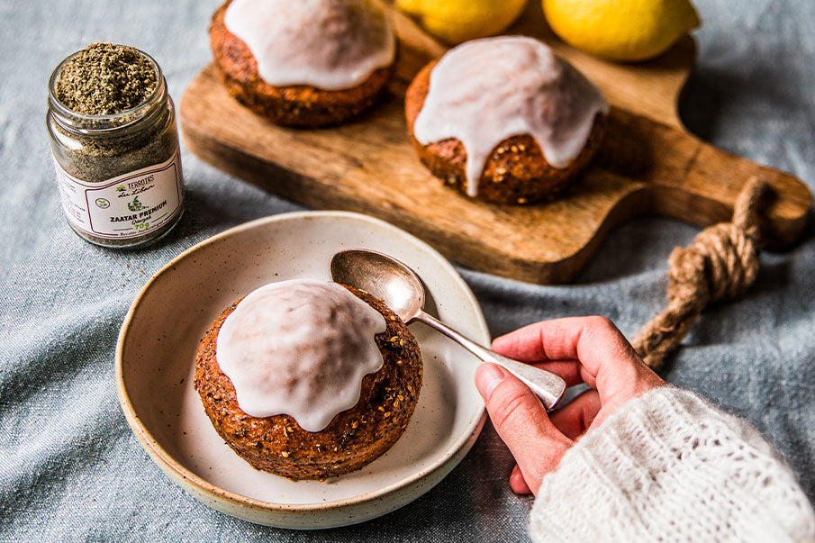 Mini Zaatar, Honey & Lemon Cakes