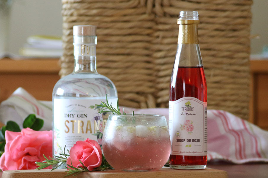 Rose Syrup, Gin & Tonic