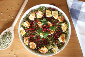 Freekeh Salad with Pomegranate Molasses