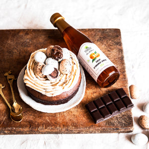 Chocolate Easter Nest with Bitter Orange Syrup