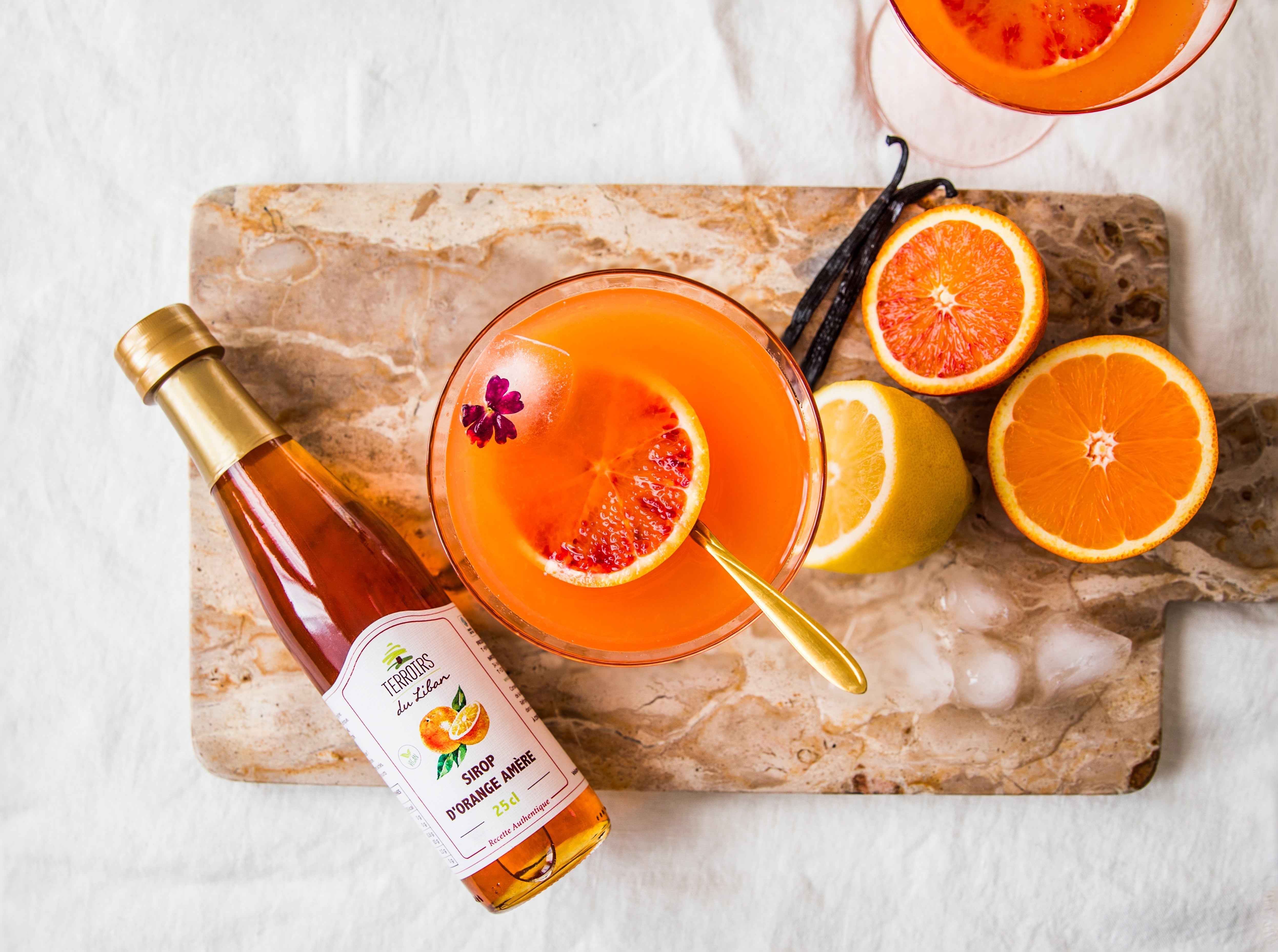 Citrus, Vanilla, and Bitter Orange Syrup Shot – Terroirs du Liban